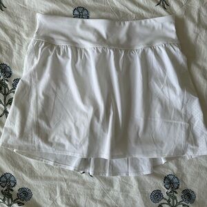 SPANX White Get Moving Skort